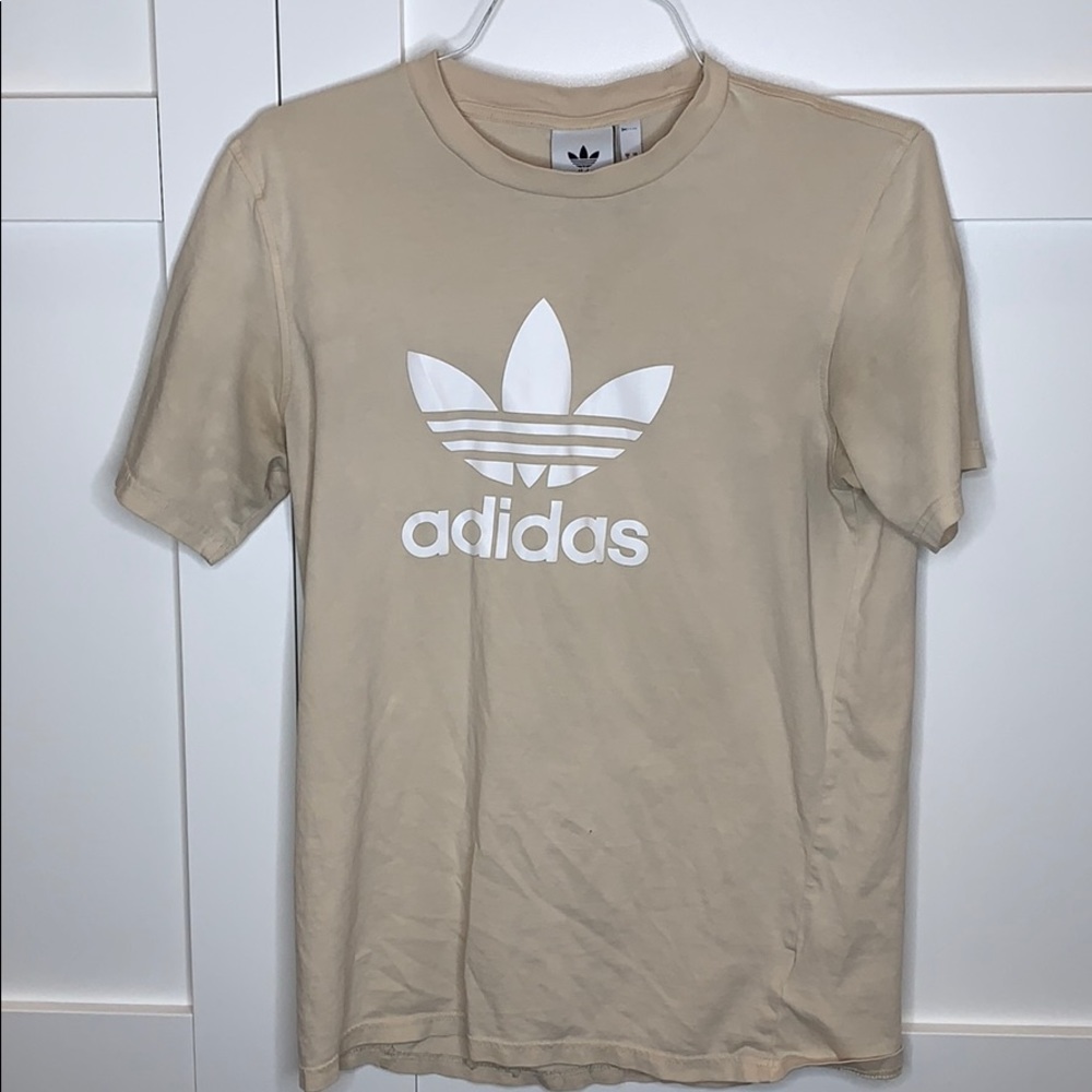 Adidas T-Shirt in Beige